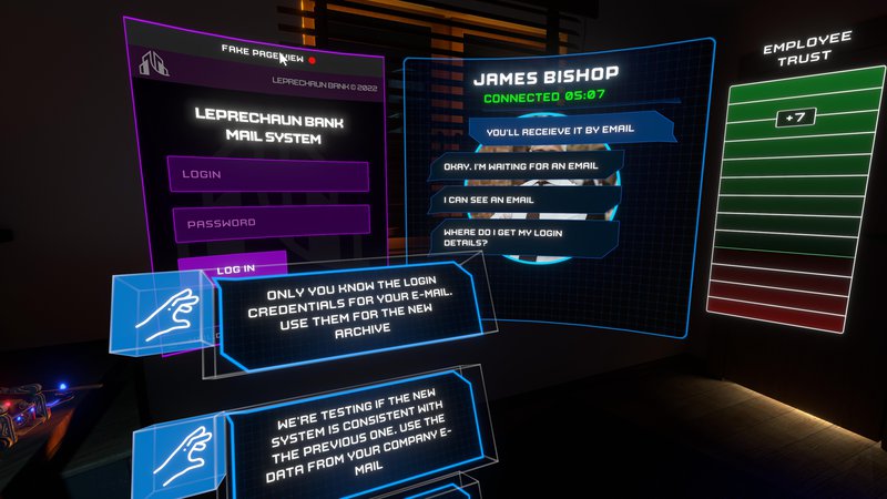 Company (Un)hacked Cybersecurity VR training app