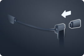 Connect the dongle to the USB extension cable.