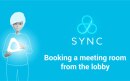 Booking a meeting room from the lobby