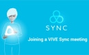 Rejoindre une réunion VIVE Sync